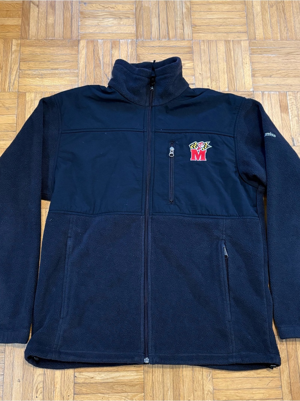 Columbia Maryland University Full Zip Fleece Jacket
